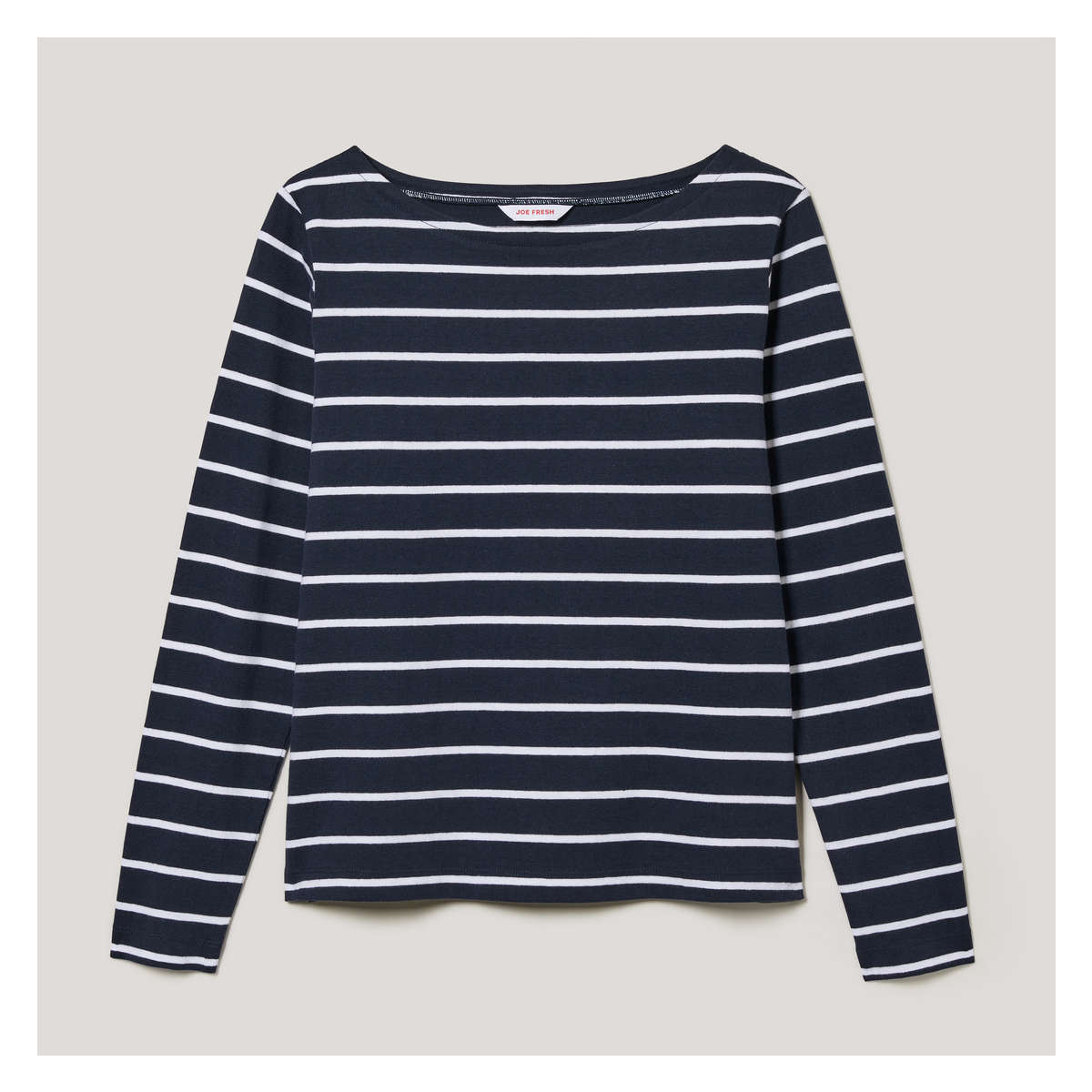 Essential Striped Top in JF Midnight Blue from Joe Fresh